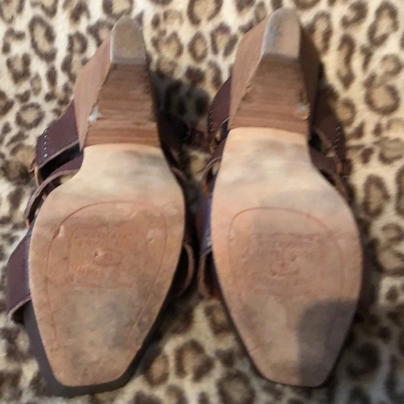 ☘️Authentic Lucky Brand 7.5 Wedge Sandals 👡 - Picture 7 of 8
